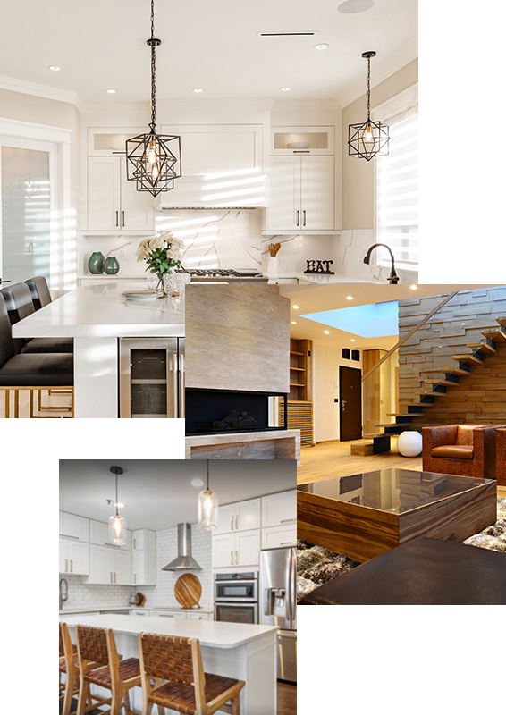 URB Remodeling kitchen and living spaces